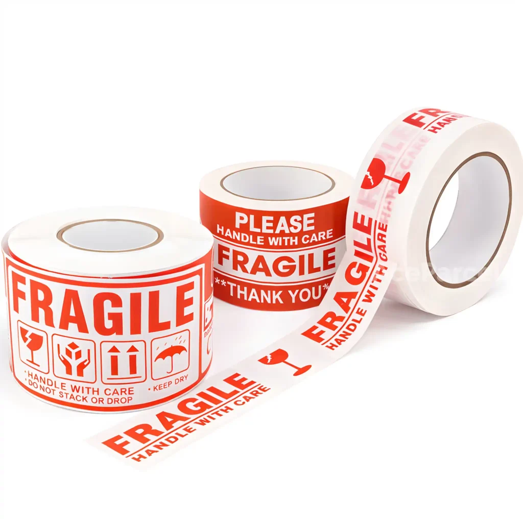 Fragile Stickers 3Desings in 1