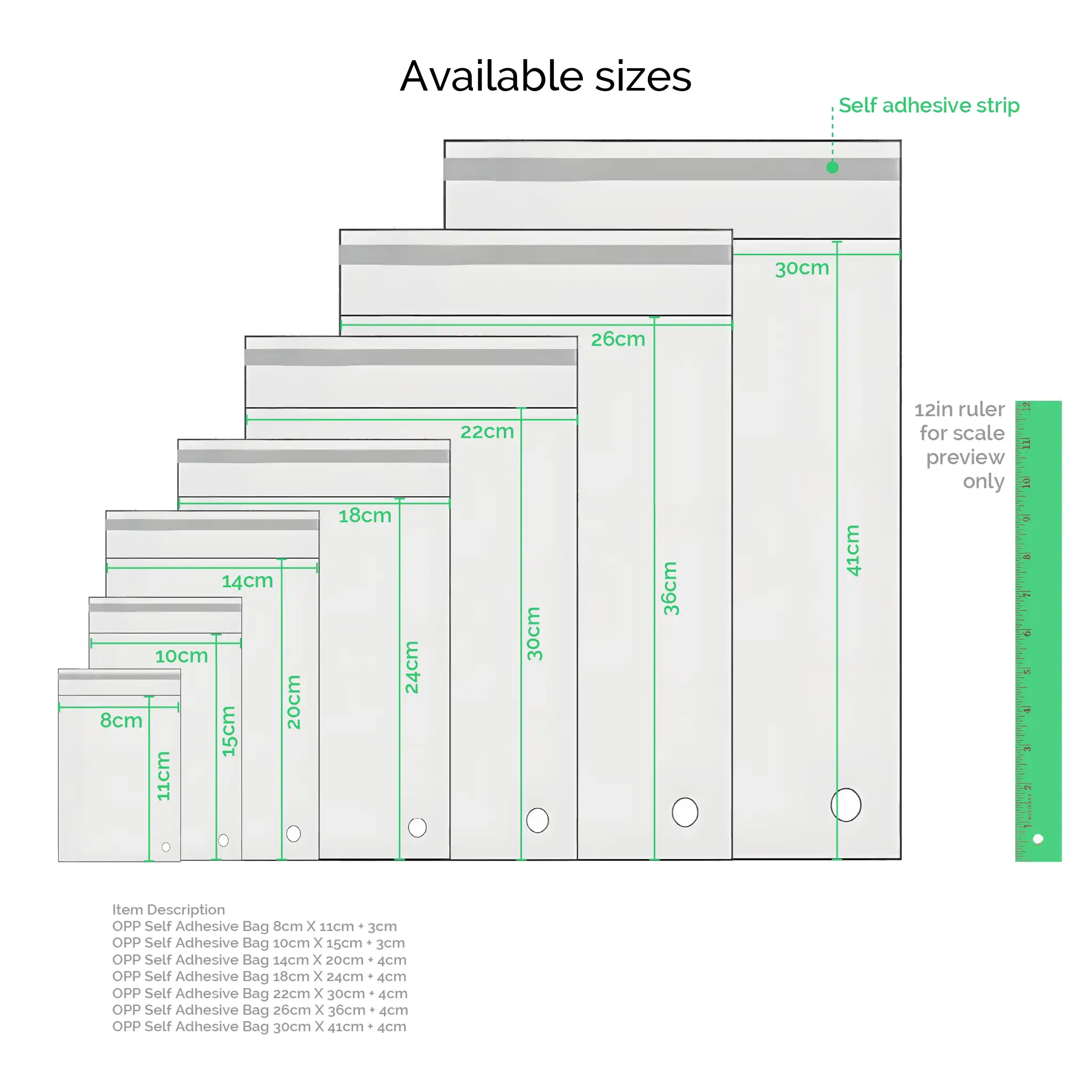 OPP Bag (Self-Adhesive Clear Poly Bag) - Image 4