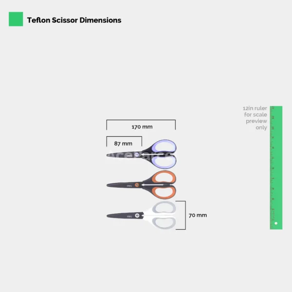Deli Teflon Scissors - Image 3